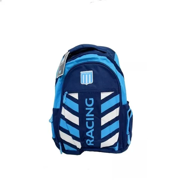 MOCHILA OFICIAL RACING RAYAS 18 PULG  RA083
