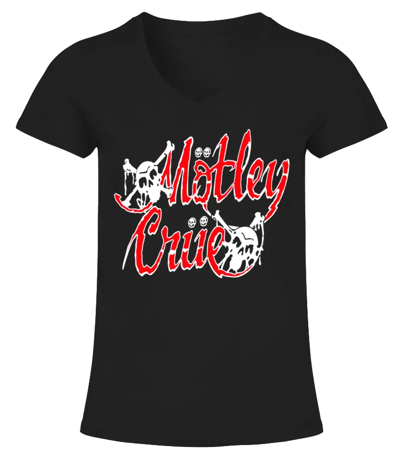 Mötley Crüe BK (31) Camiseta cuello pico Mujer