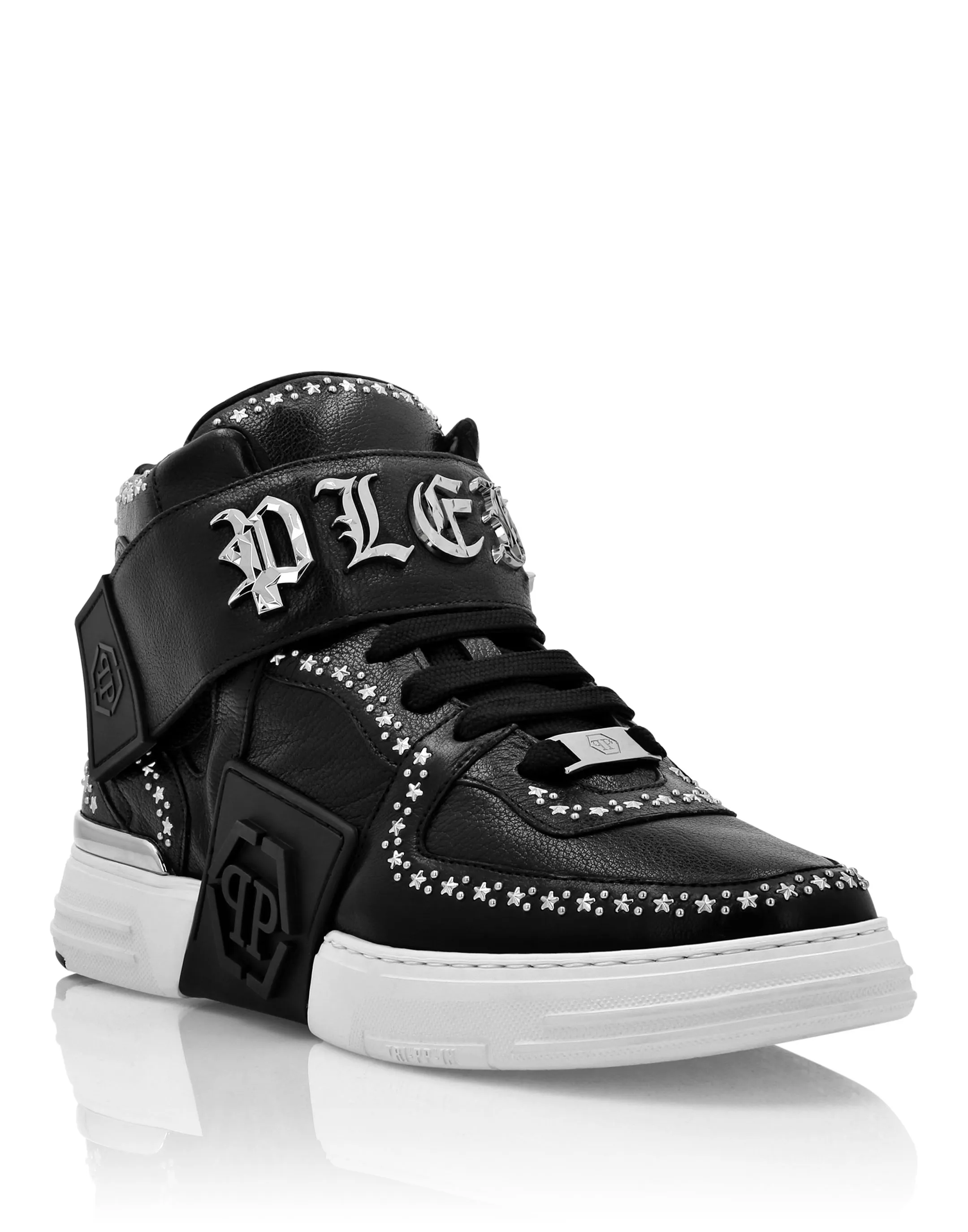 NAPPA LEATHER  MIDTOP SNEAKERS GOTHIC PLEIN