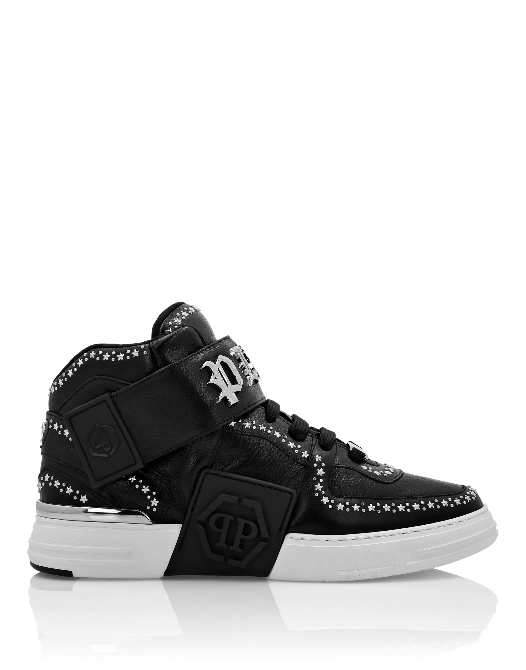 NAPPA LEATHER  MIDTOP SNEAKERS GOTHIC PLEIN