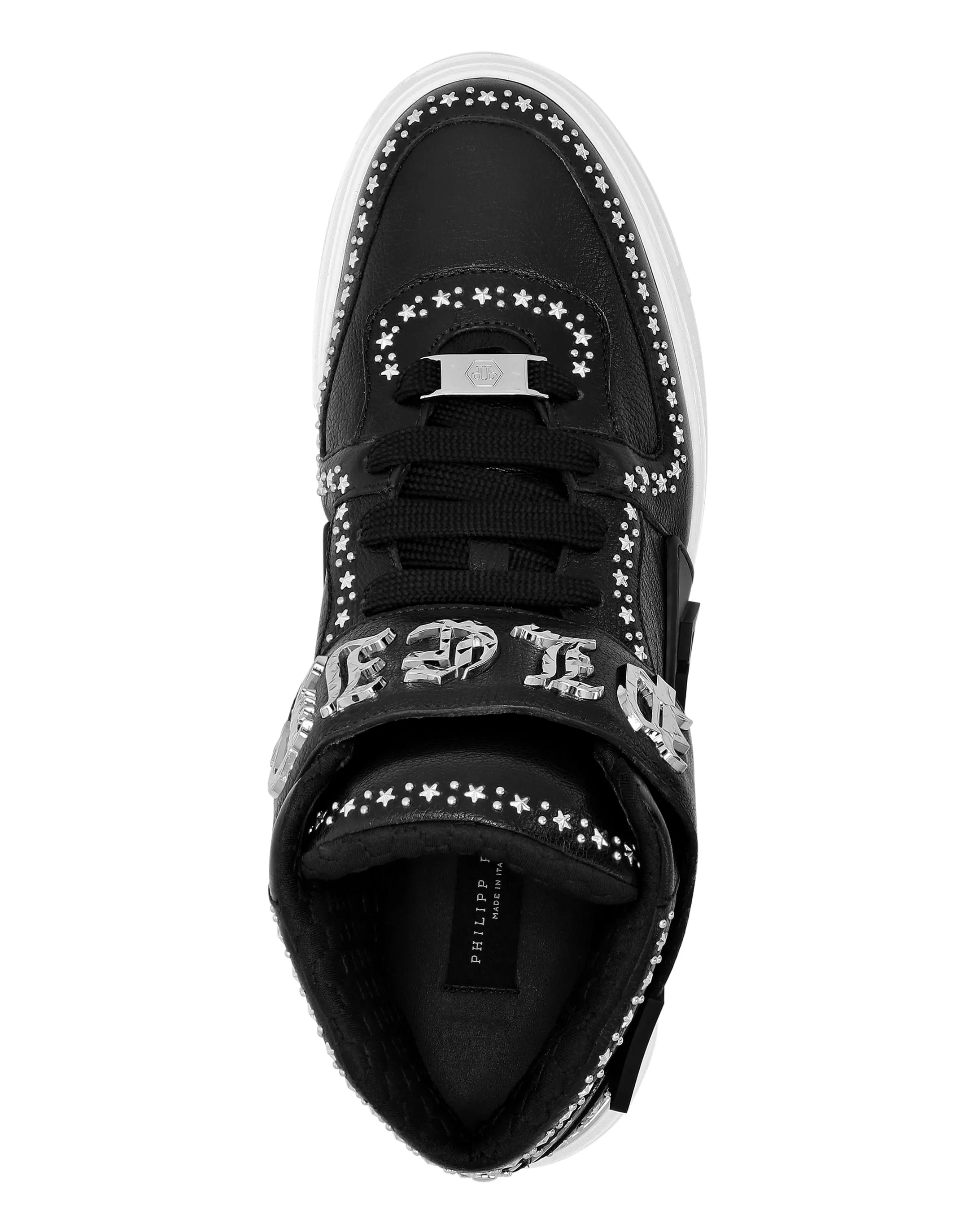 NAPPA LEATHER  MIDTOP SNEAKERS GOTHIC PLEIN