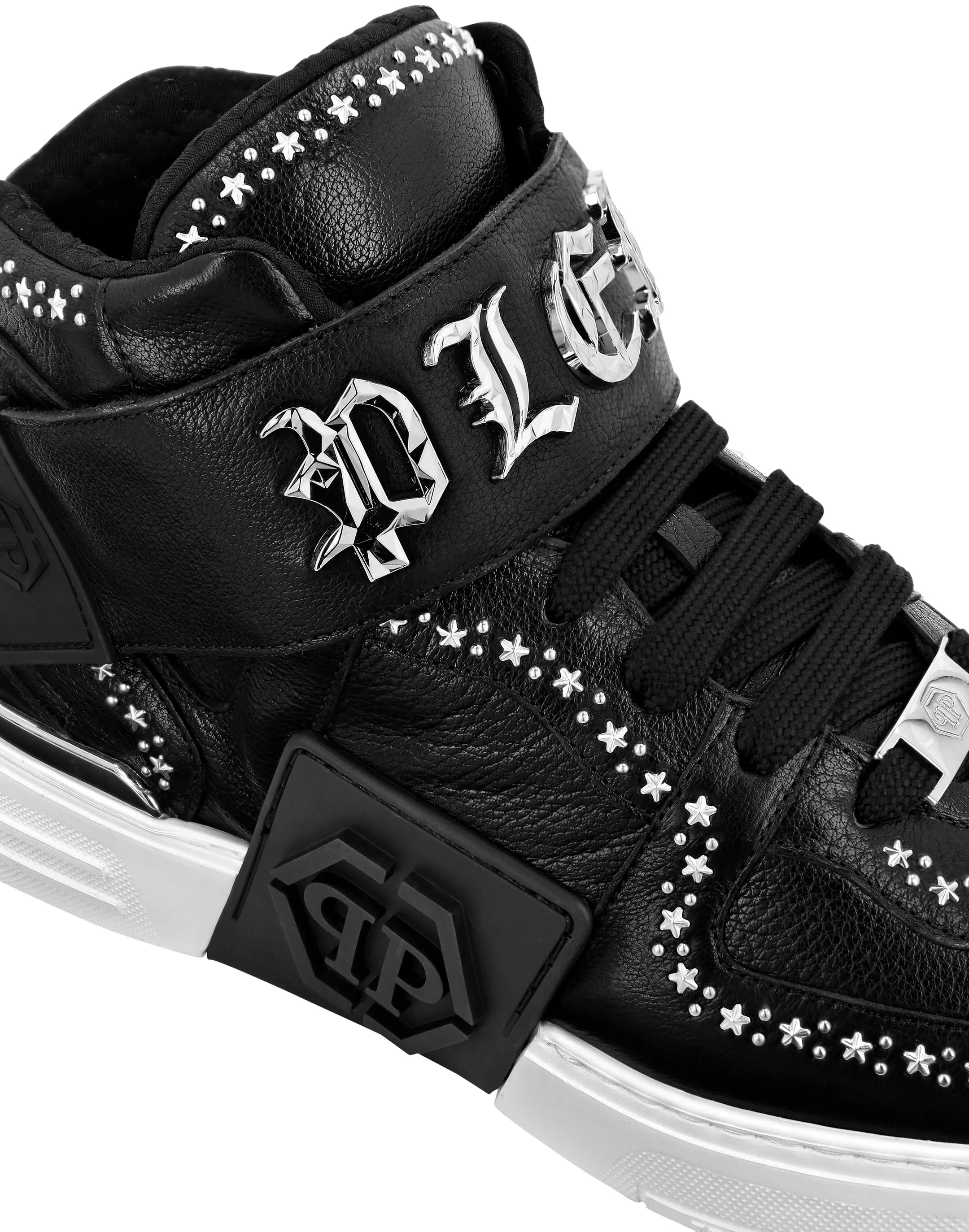 NAPPA LEATHER  MIDTOP SNEAKERS GOTHIC PLEIN