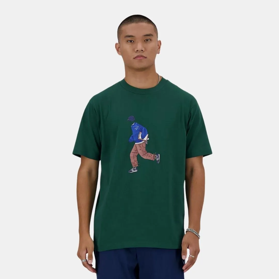 NEW BALANCE ATHLETICS SPORT STYLE TSHIRT NIGHTWATCH GREEN
