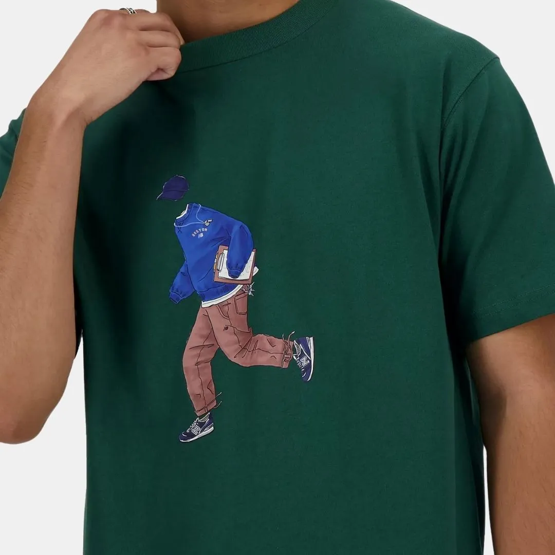 NEW BALANCE ATHLETICS SPORT STYLE TSHIRT NIGHTWATCH GREEN