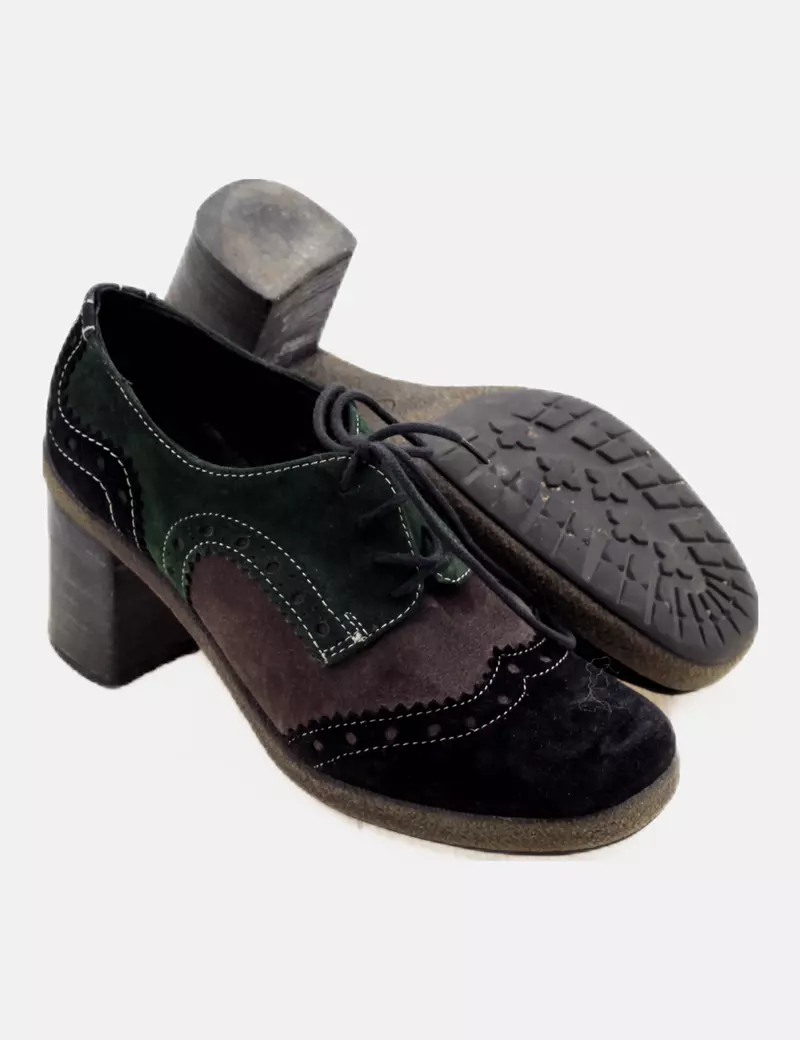 NoName Oxford multicolor tacón