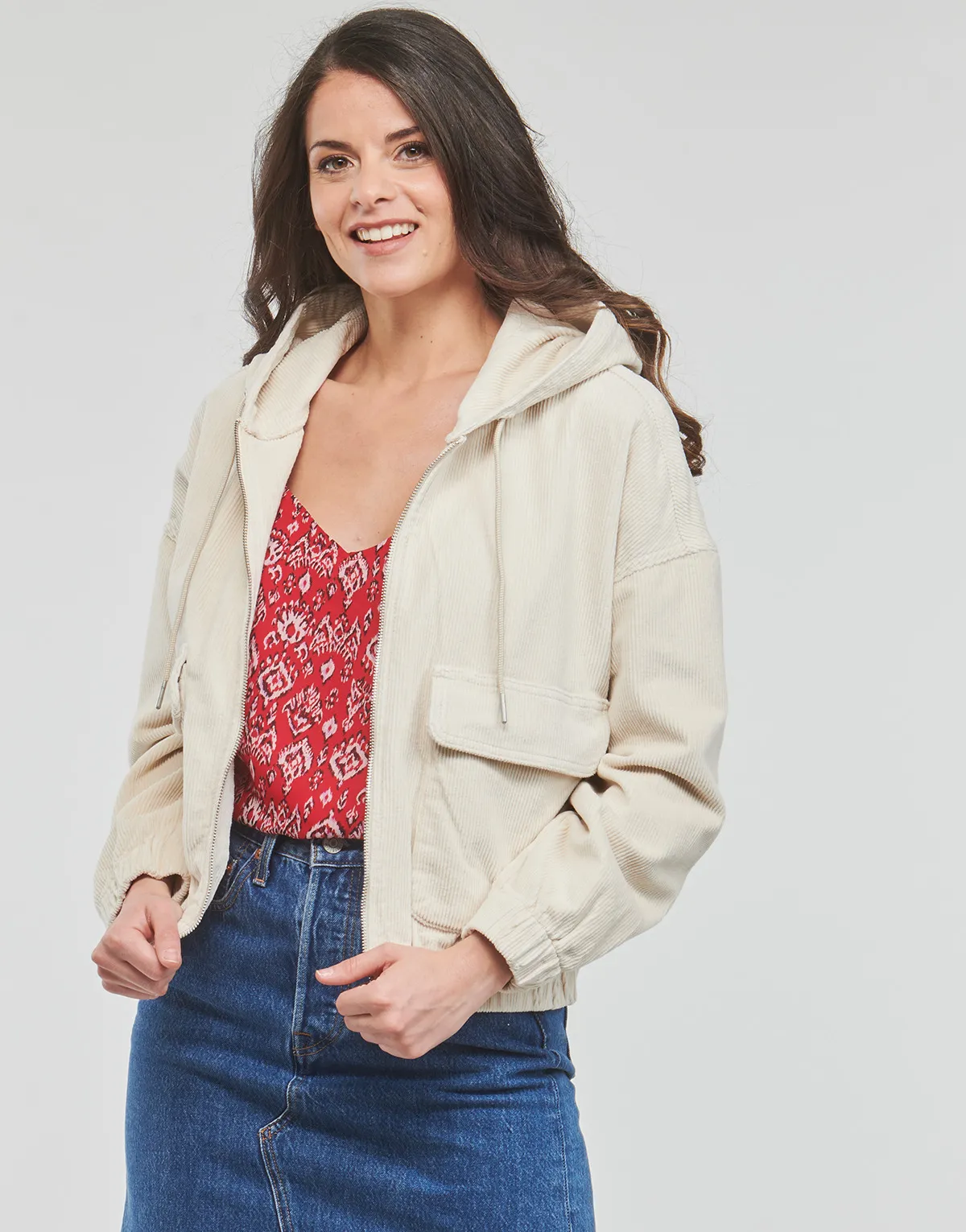 ONLKENZIE L/S CORD JACKET CC PNT