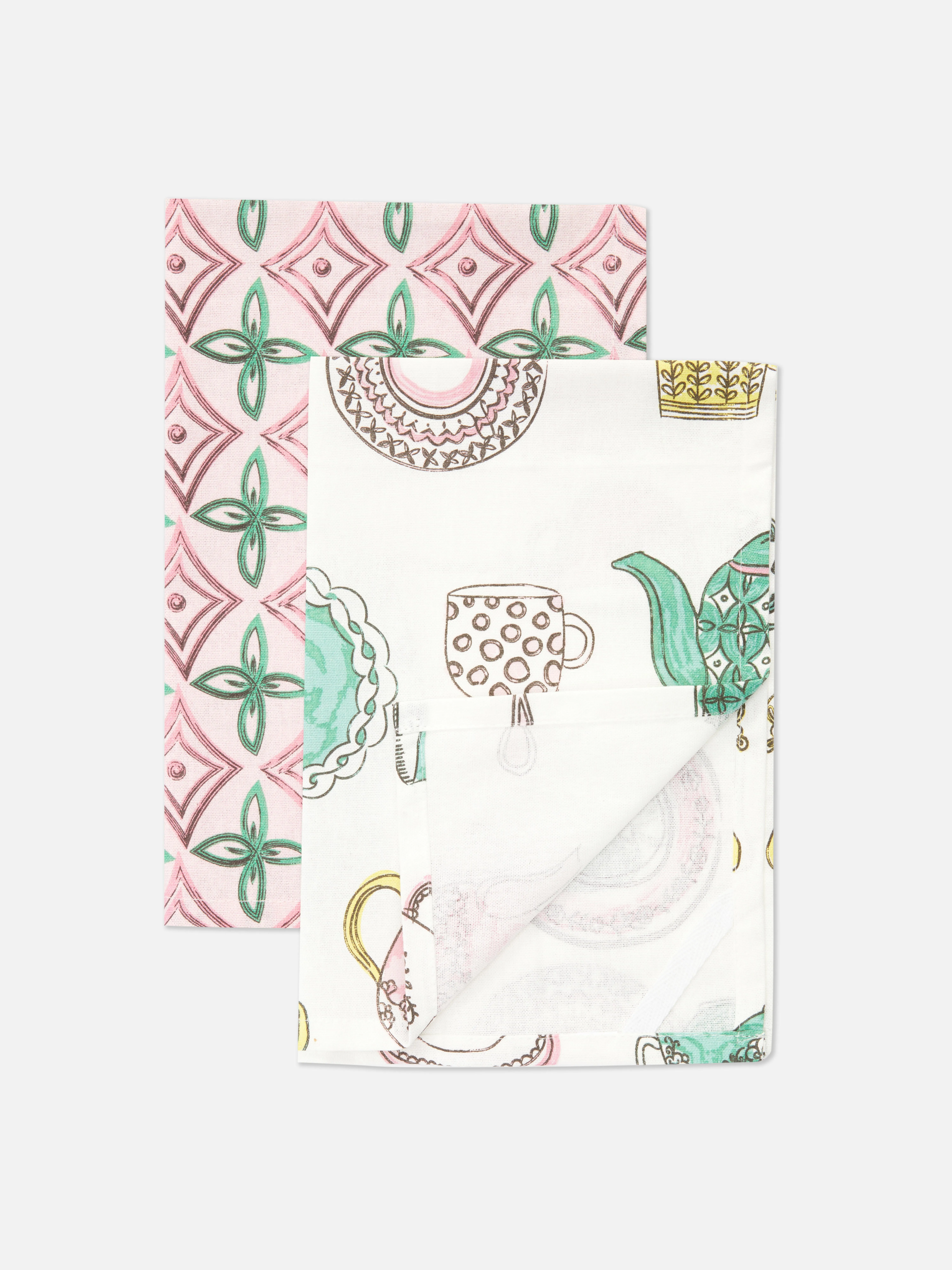 Pack de 2 paños de cocina estampados