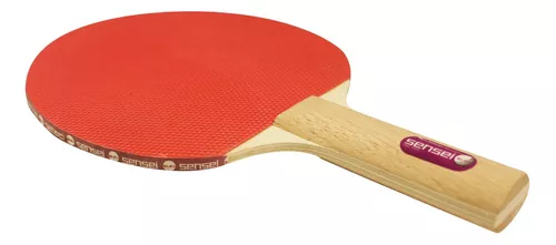 Paleta de ping pong Sensei 1 Star roja y negra