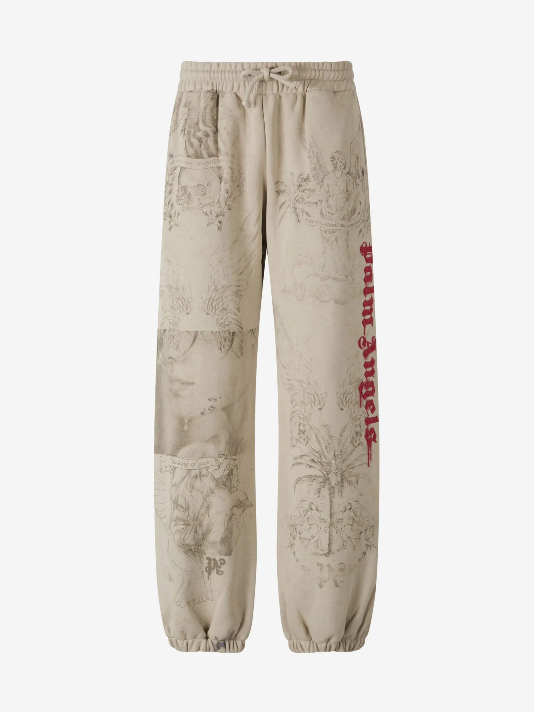 Palm Angels Joggers Gráfico Estampado