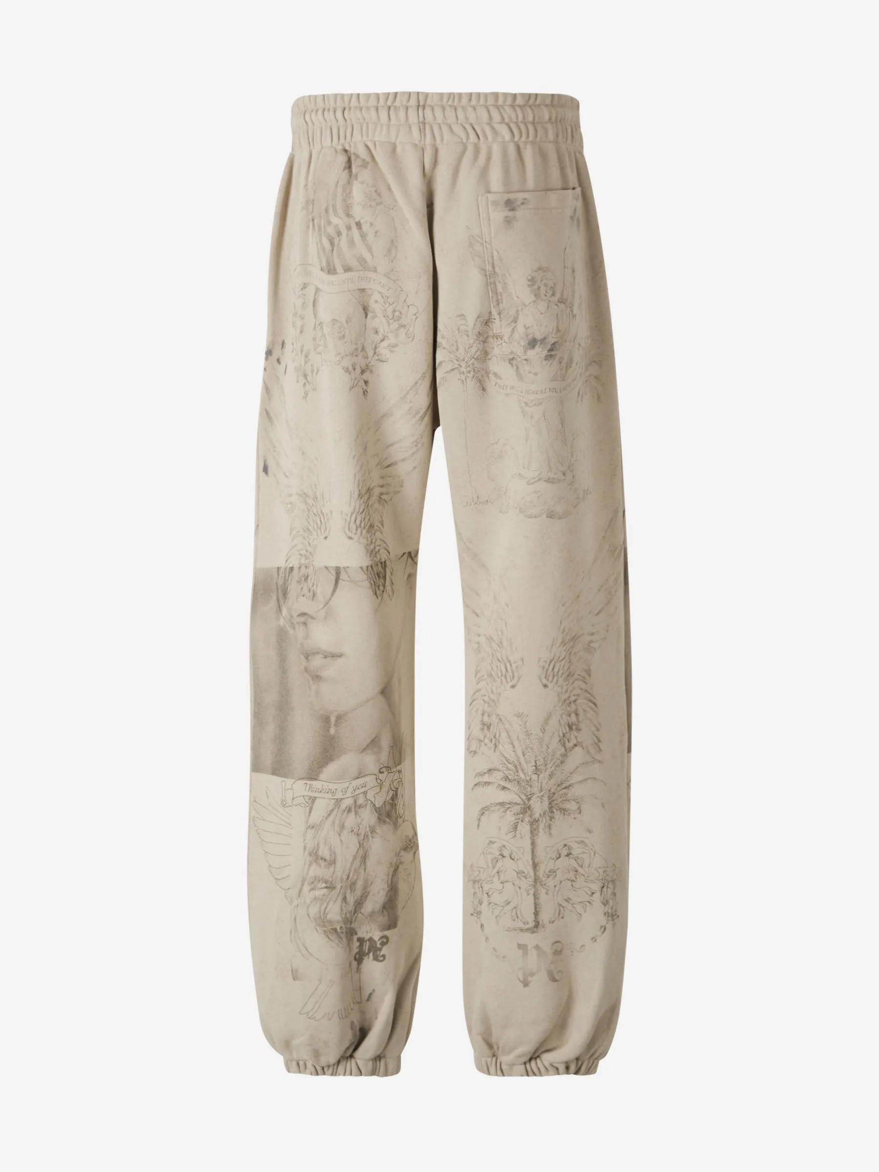 Palm Angels Joggers Gráfico Estampado