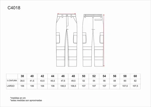 PANTALON marca WorkTeam