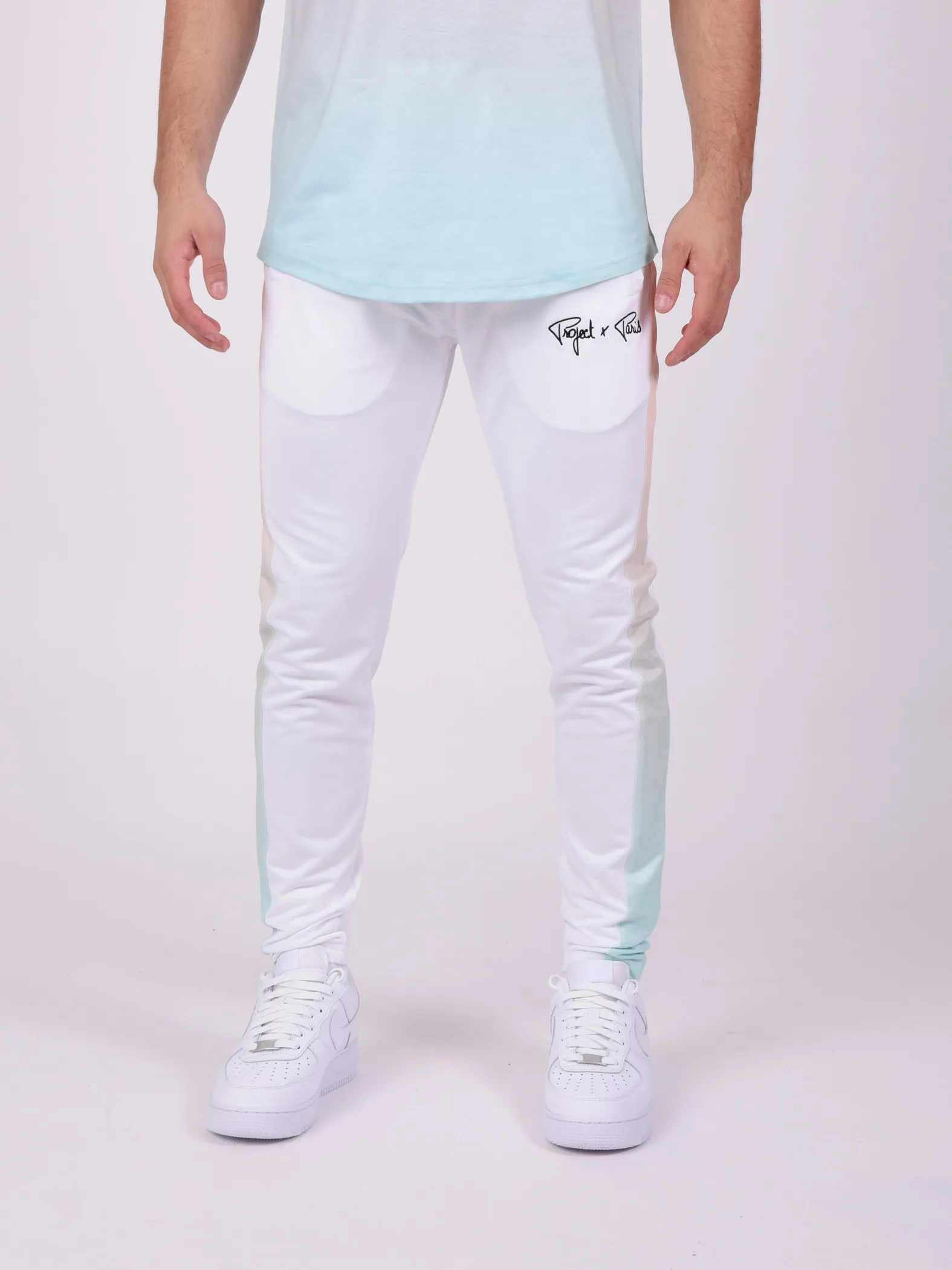 Pantalones con rayas degradadas
