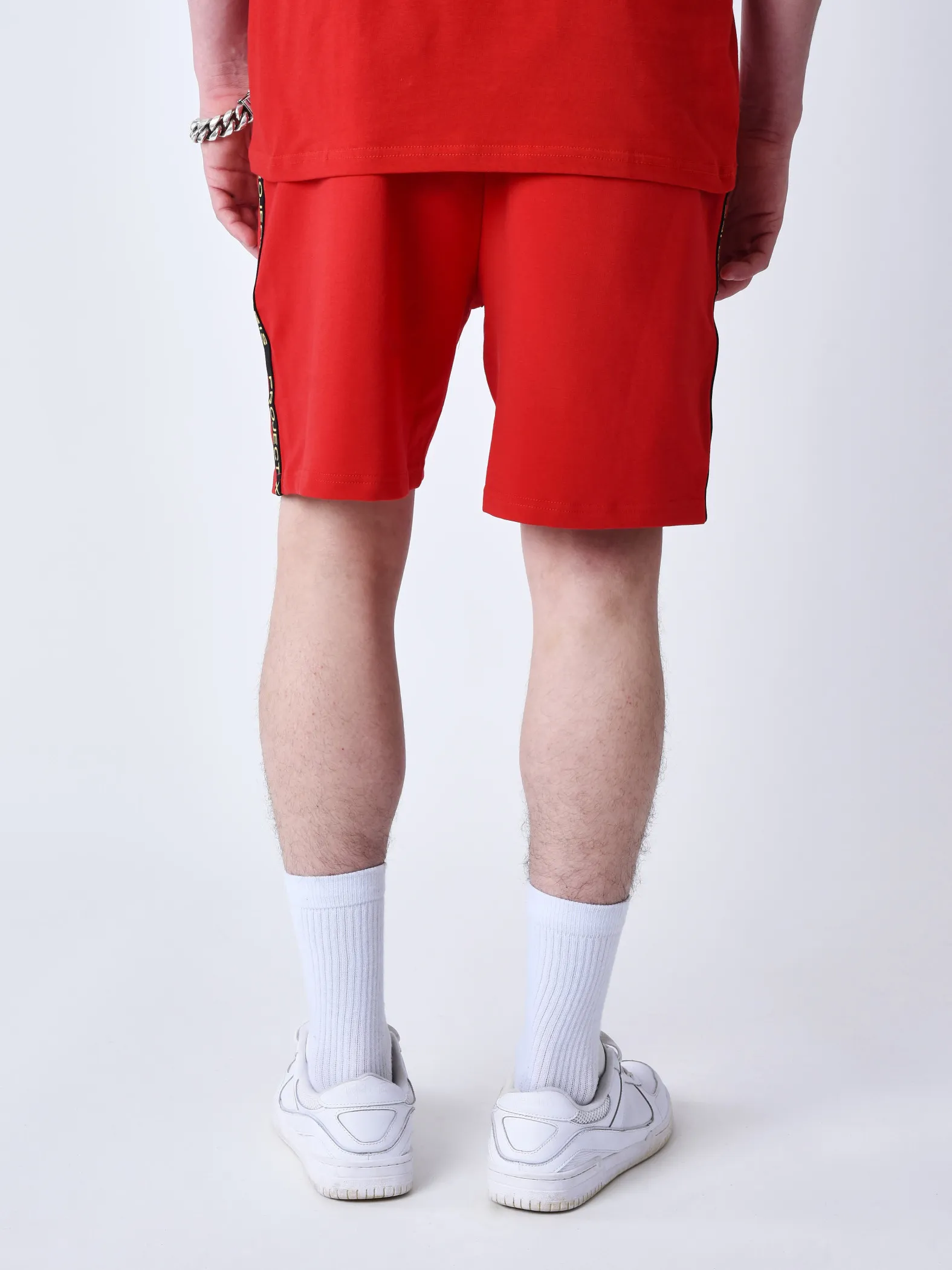 Pantalón corto clásico Rayas laterales bordadas
