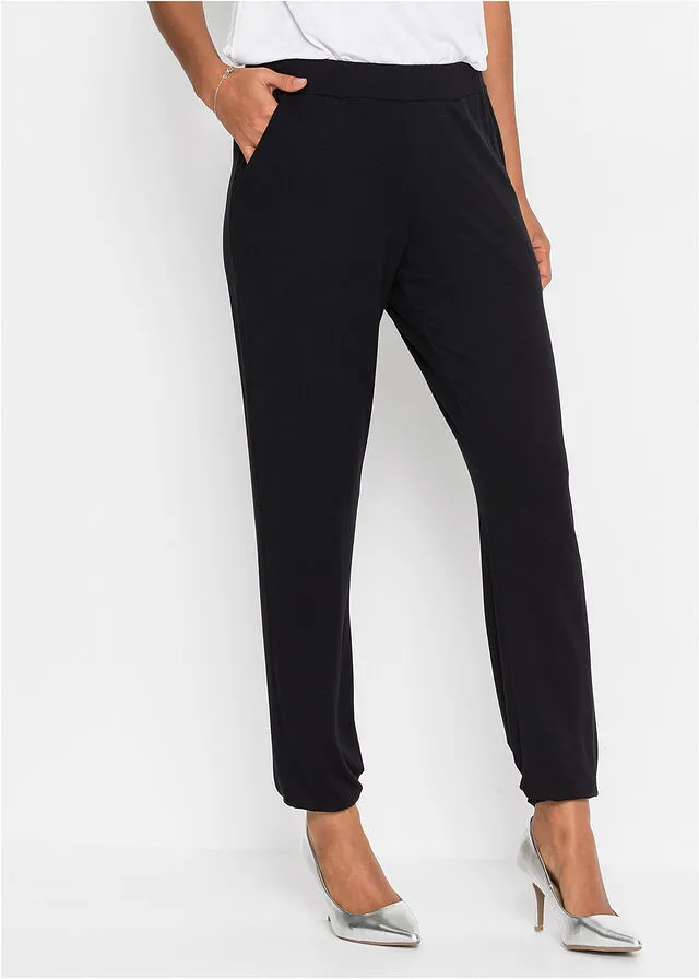 Pantalón de punto Negro