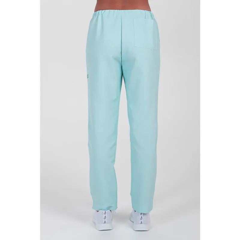 PANTALóN LABORAL DE MICROFIBRA VERDE CON CINTA  DYNEKE
