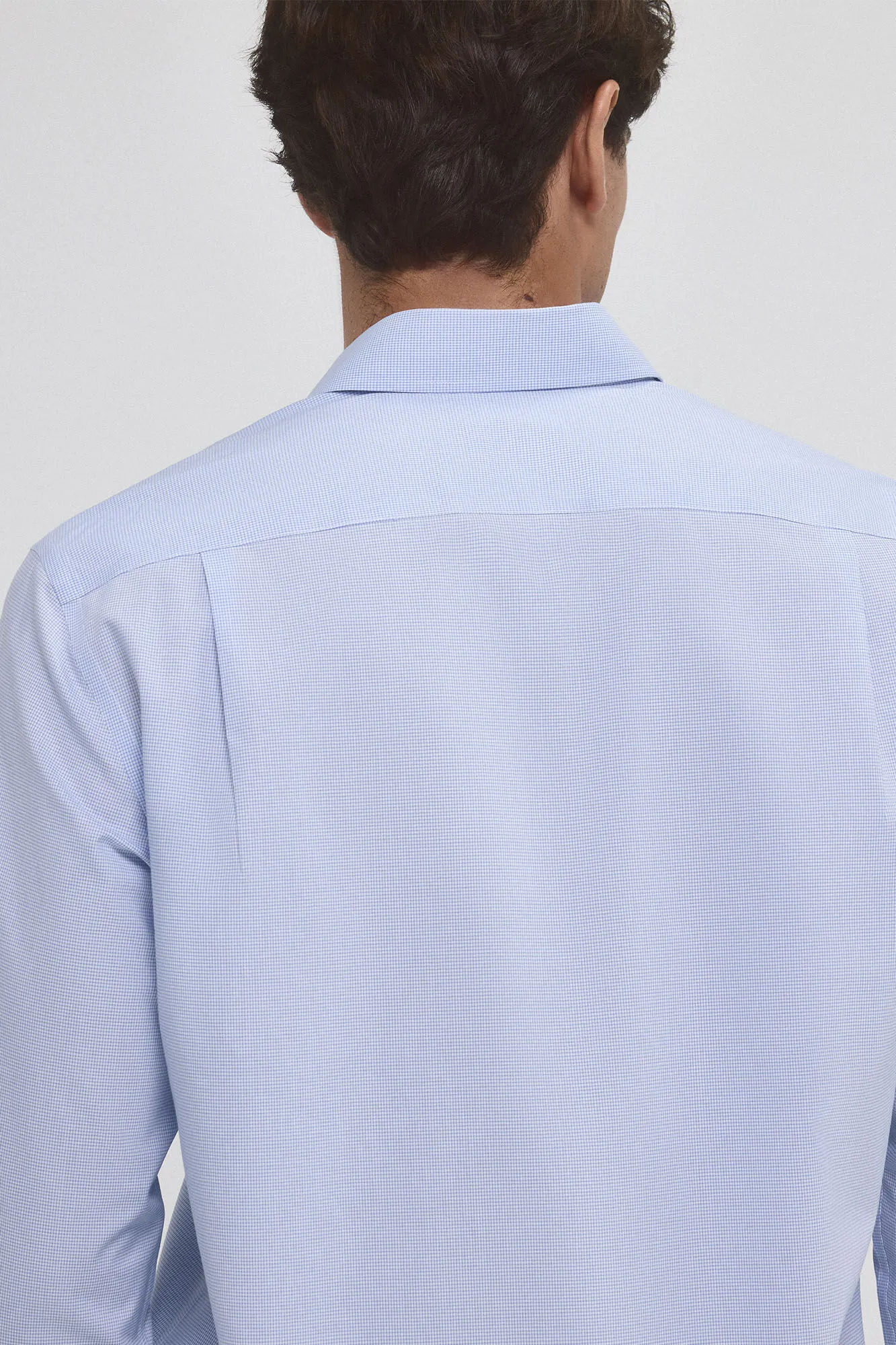 Pedro del Hierro Camisa vestir cuadros non iron + antimanchas