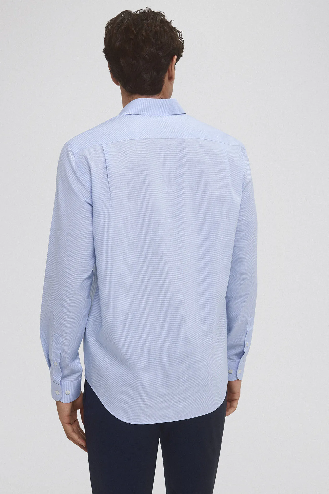 Pedro del Hierro Camisa vestir cuadros non iron + antimanchas