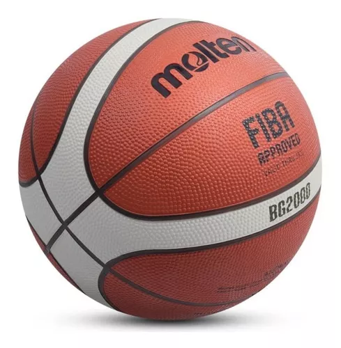 Pelota De Basquet Molten Fiba B5g2000 Nº 5 Basket Exterior Color Naranja