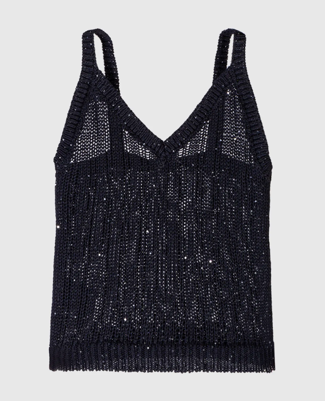 Peserico Blue top with sequins