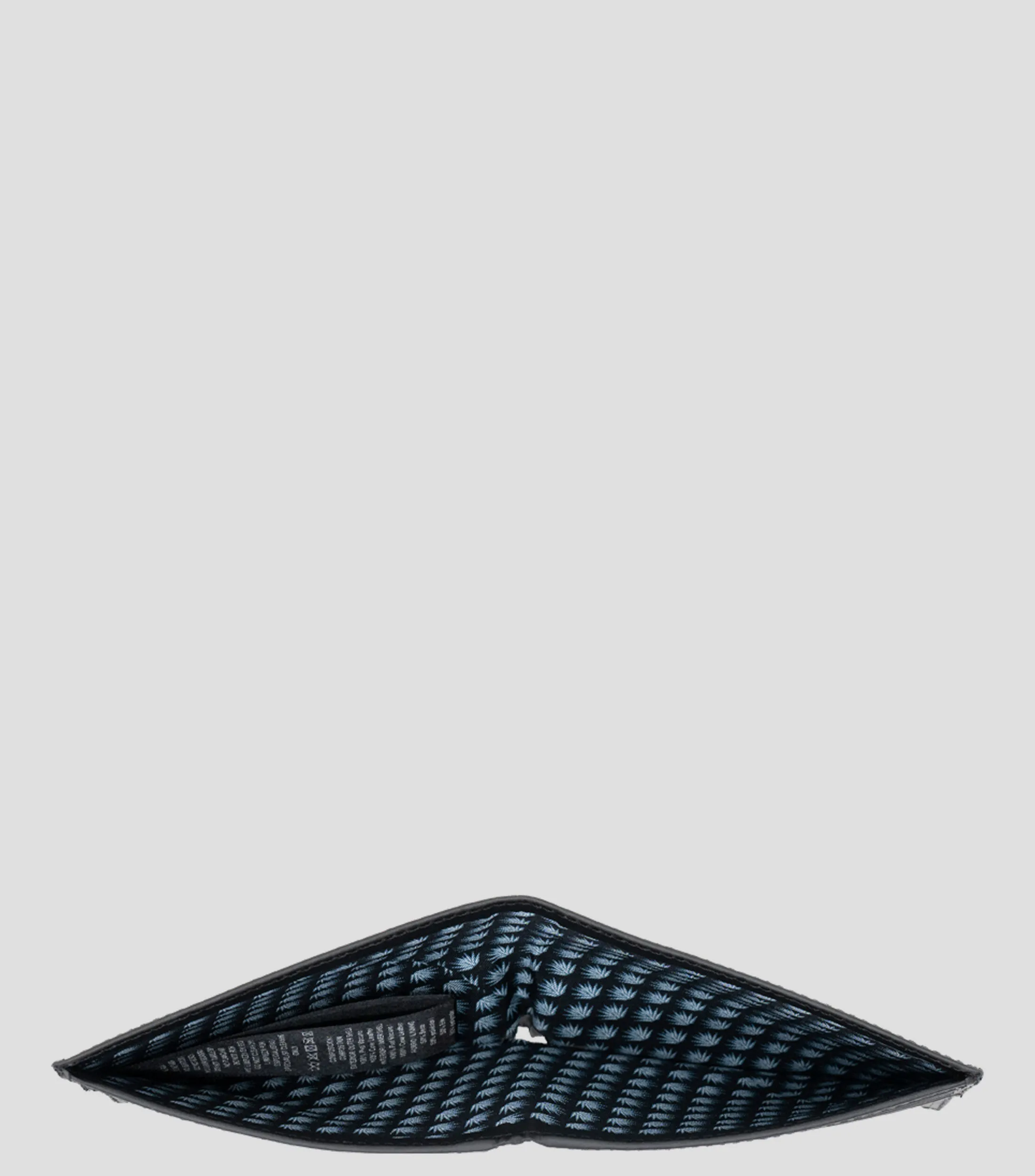 Pineda Covalin Cartera bifold negra en piel con línea decorativa Hombre