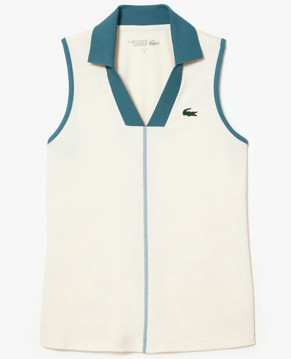 POLO SIN MANGAS LACOSTE ULTRADRY