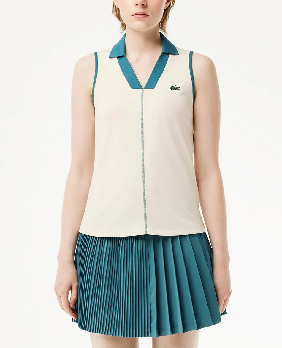 POLO SIN MANGAS LACOSTE ULTRADRY