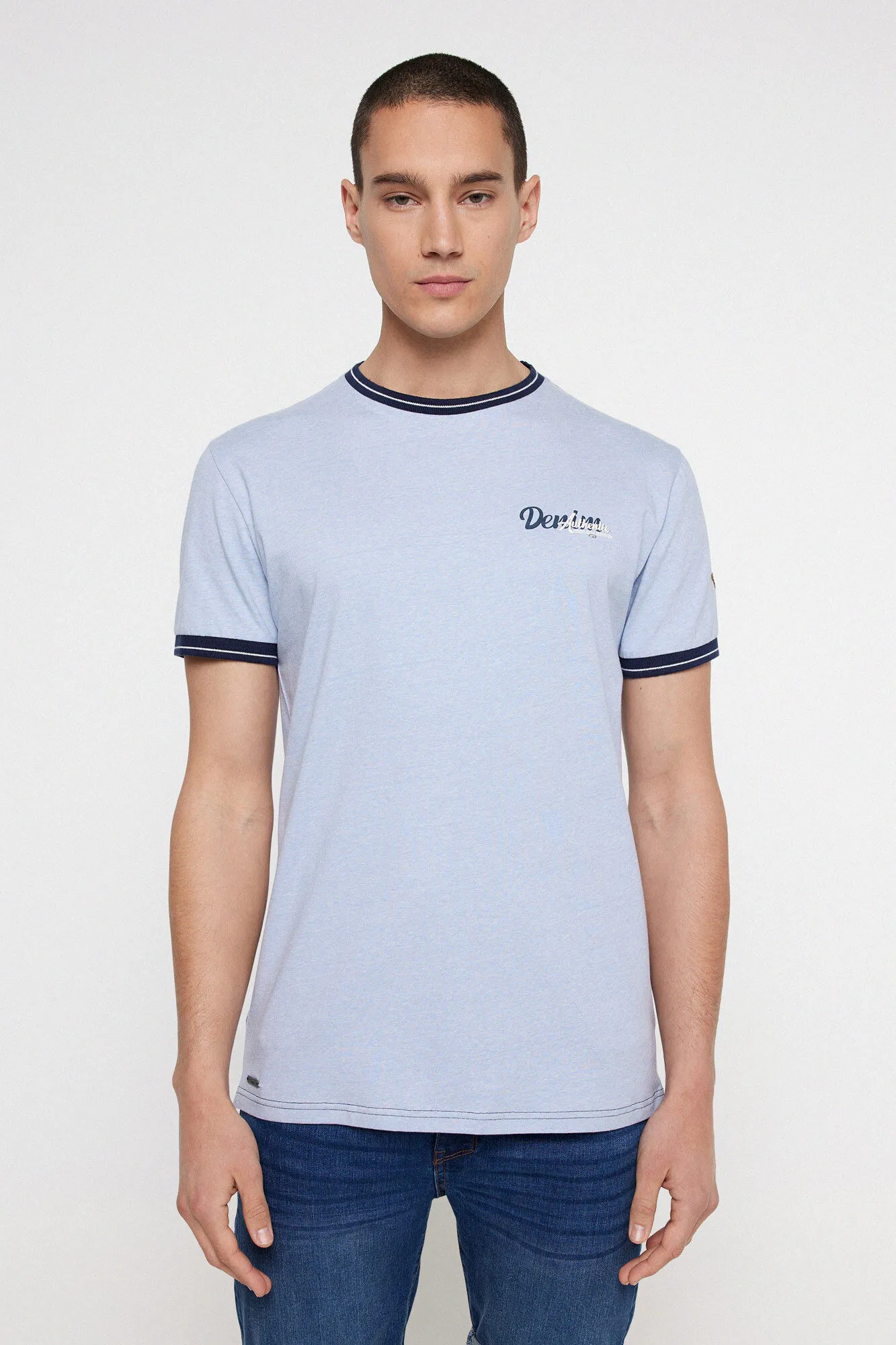 Privata Camiseta manga corta ribeteada