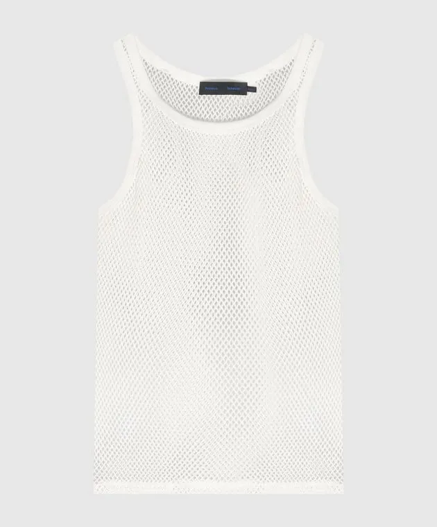 PROENZA SCHOULER White openwork top Kiki
