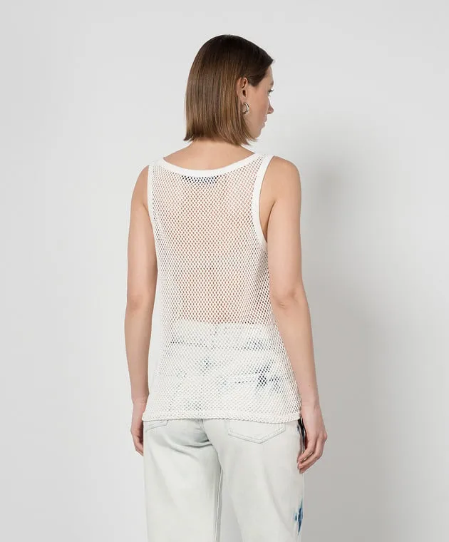 PROENZA SCHOULER White openwork top Kiki
