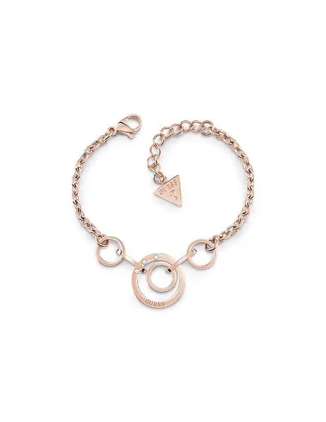 pulsera guess eternal circles rose