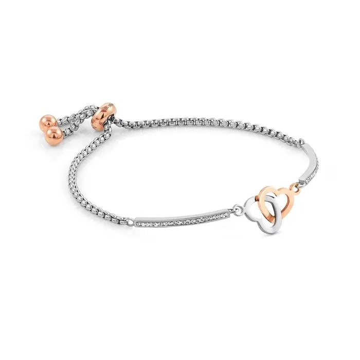 Pulsera Nomination Milleluci Corazones Entrelazados