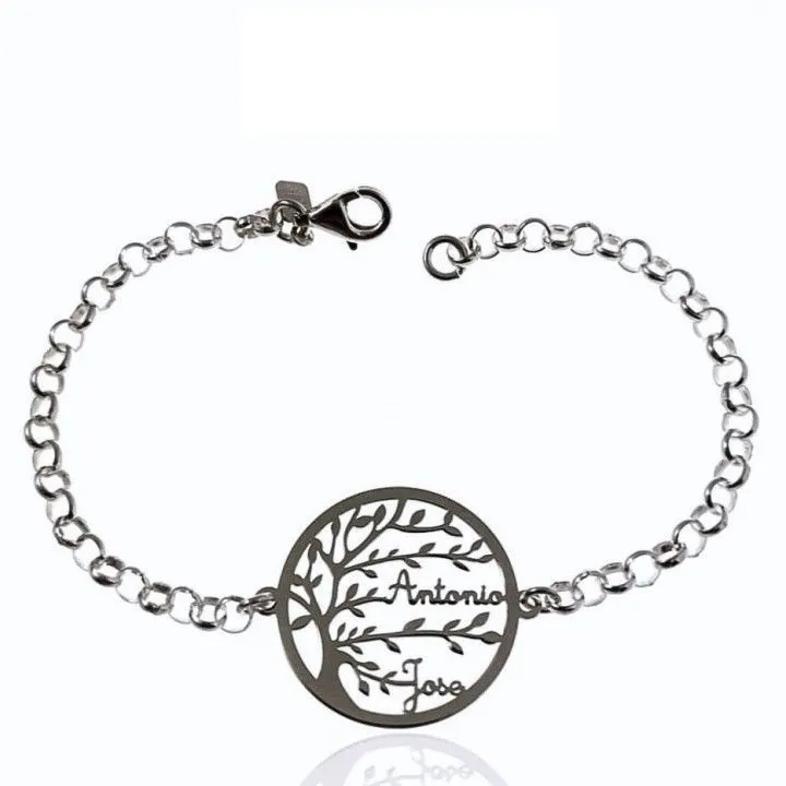 Pulsera árbol de la vida personalizada