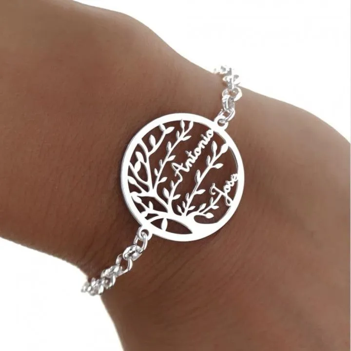 Pulsera árbol de la vida personalizada
