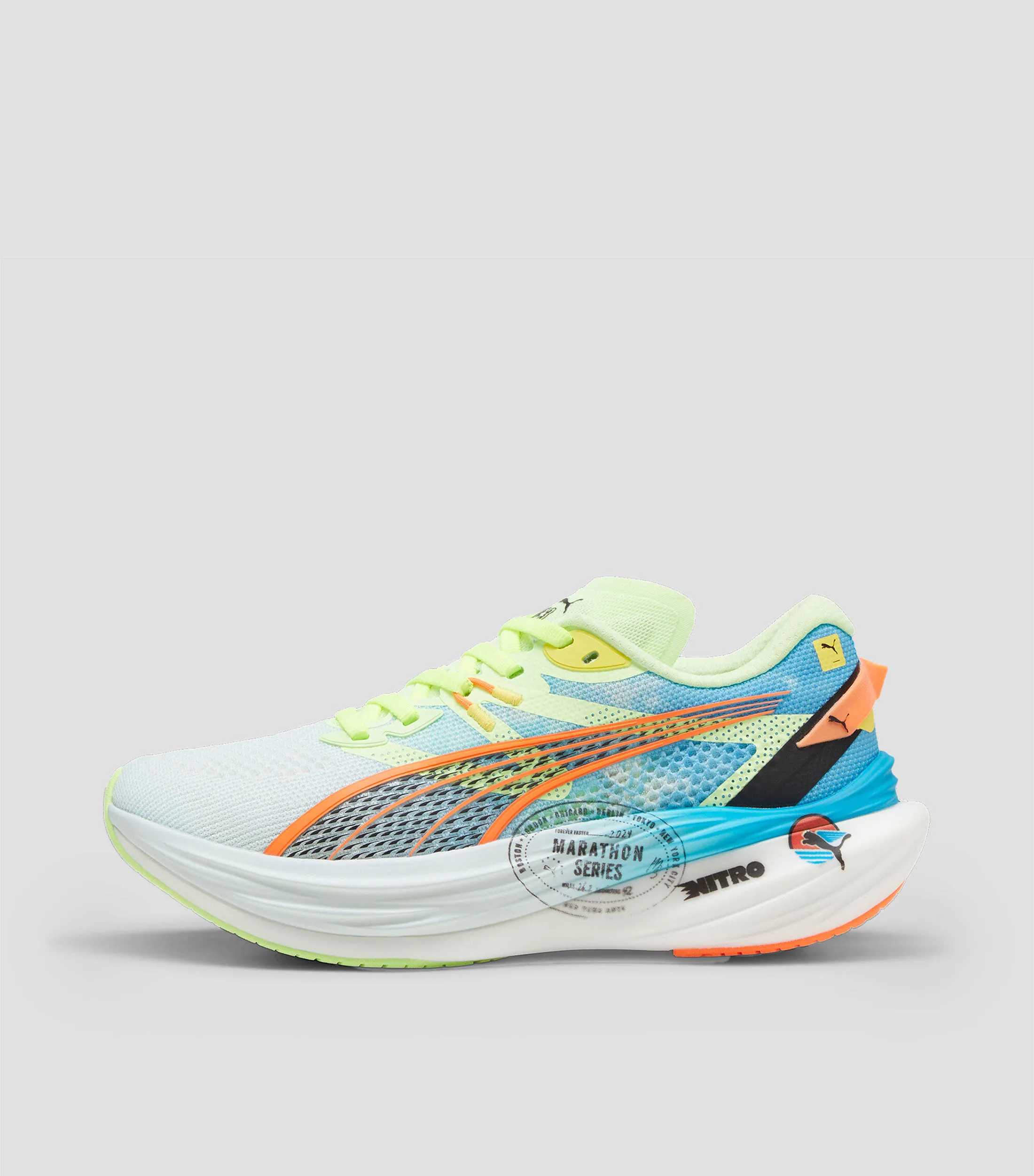 Puma Tenis para correr Deviate Nitro 3 PWRPLATE Hombre
