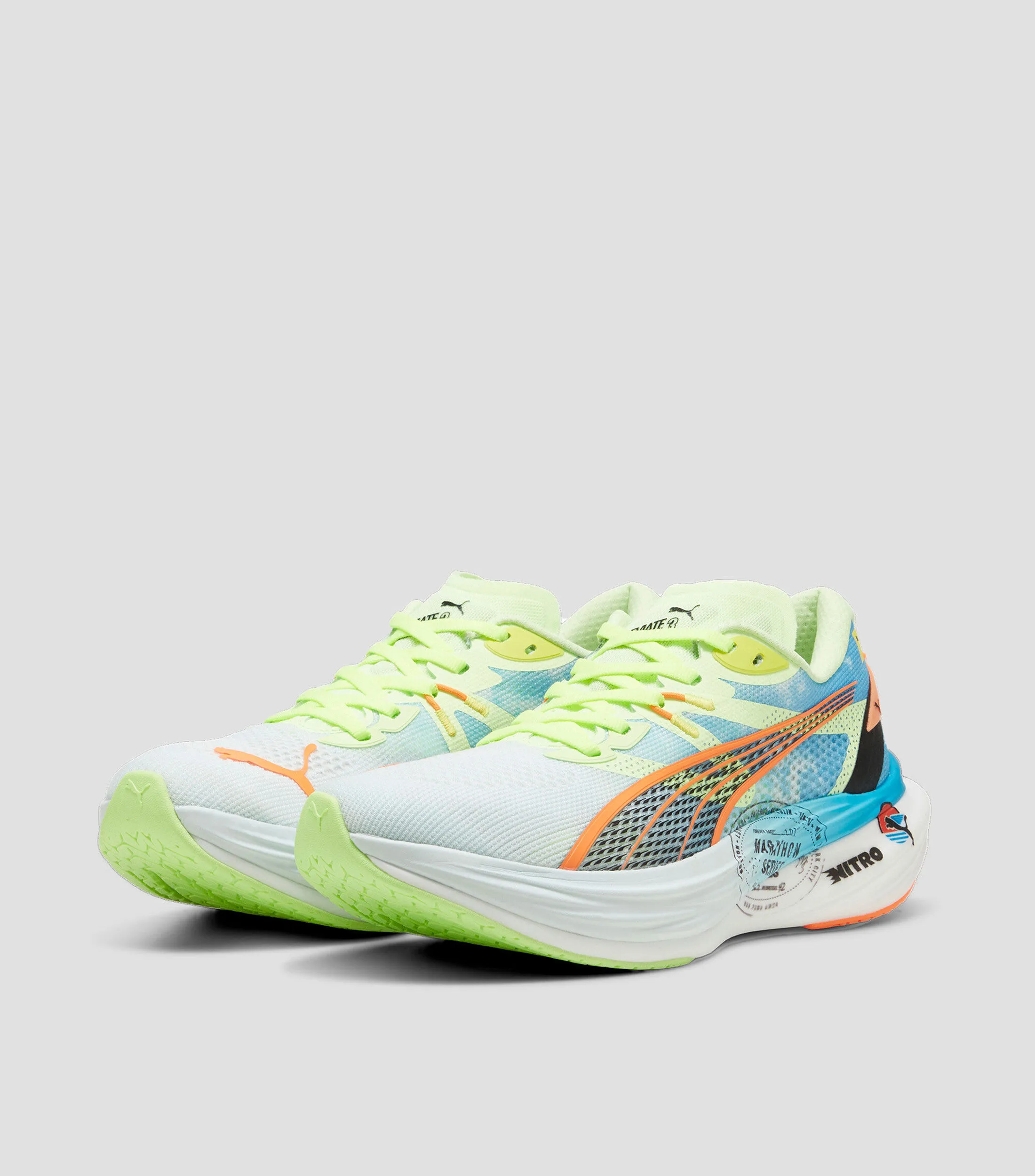 Puma Tenis para correr Deviate Nitro 3 PWRPLATE Hombre