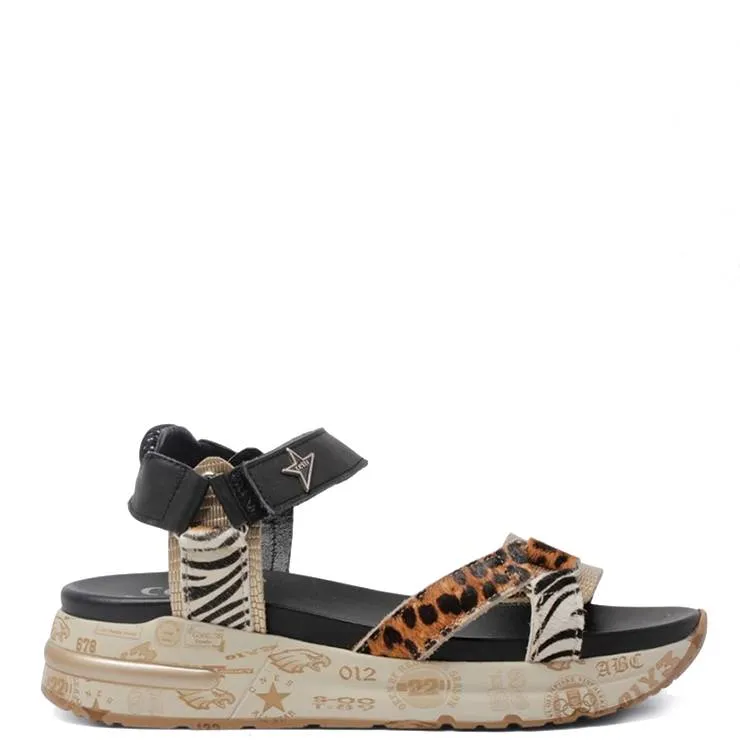 SANDALIA CETTI C1297 ANIMAL PRINT