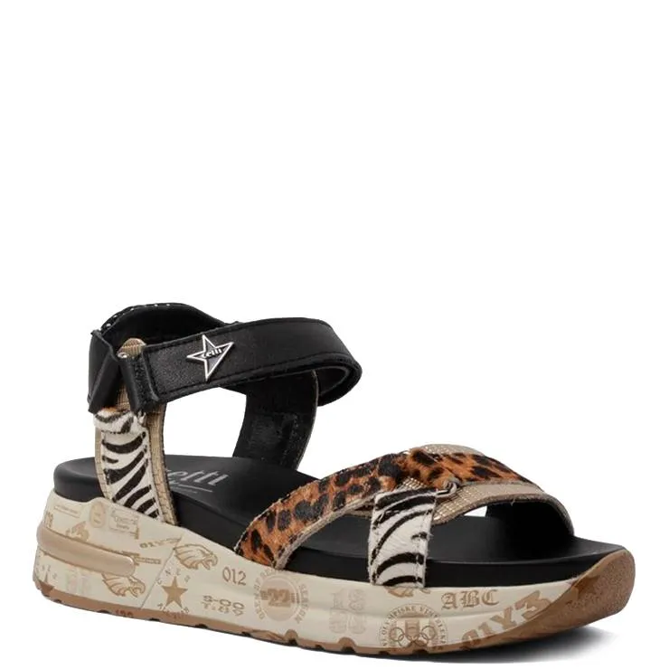 SANDALIA CETTI C1297 ANIMAL PRINT