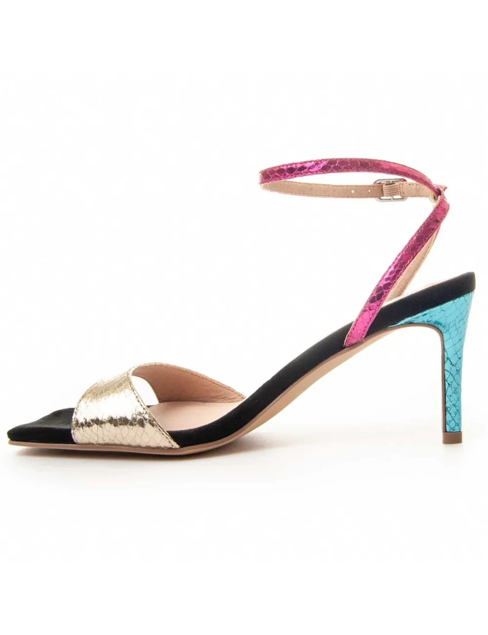 Sandalia Con Tacón Para Mujer.  Montevita  Sanndal9  88470