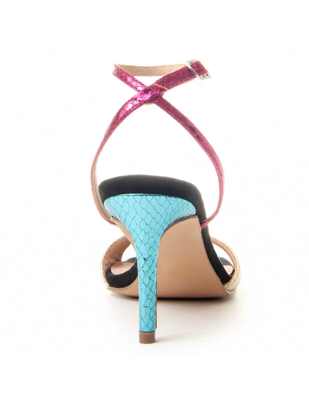 Sandalia Con Tacón Para Mujer.  Montevita  Sanndal9  88470