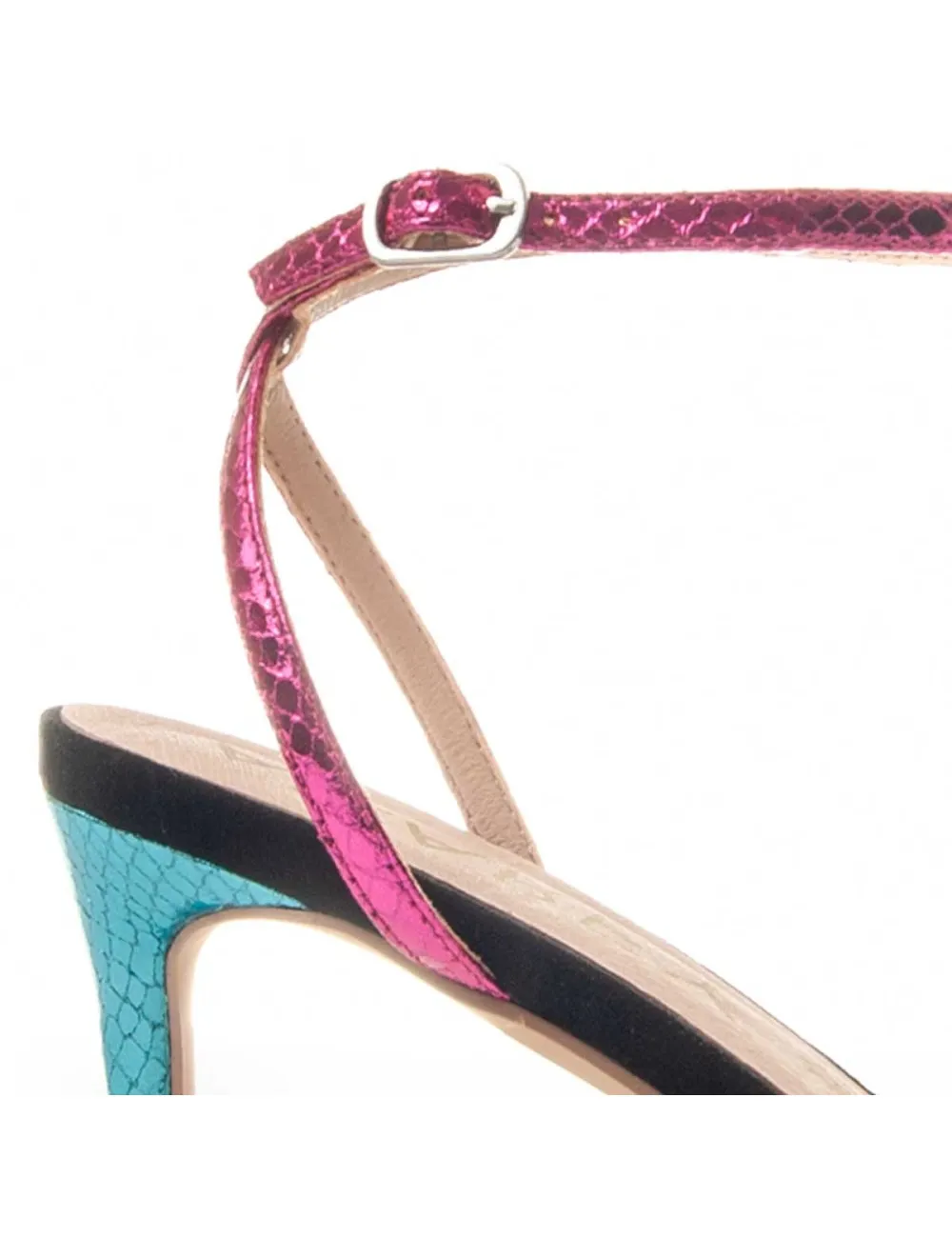 Sandalia Con Tacón Para Mujer.  Montevita  Sanndal9  88470