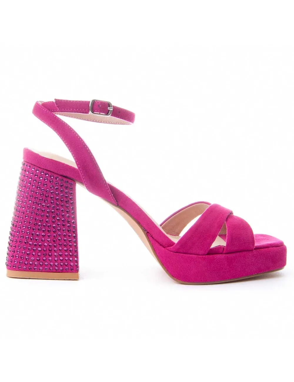 Sandalia De Tacón Para Mujer.  Montevita  Festsand3  88517
