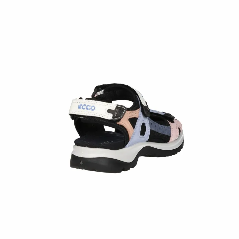 Sandalia Nobuck Multicolor 3 Velcros Piso Goma