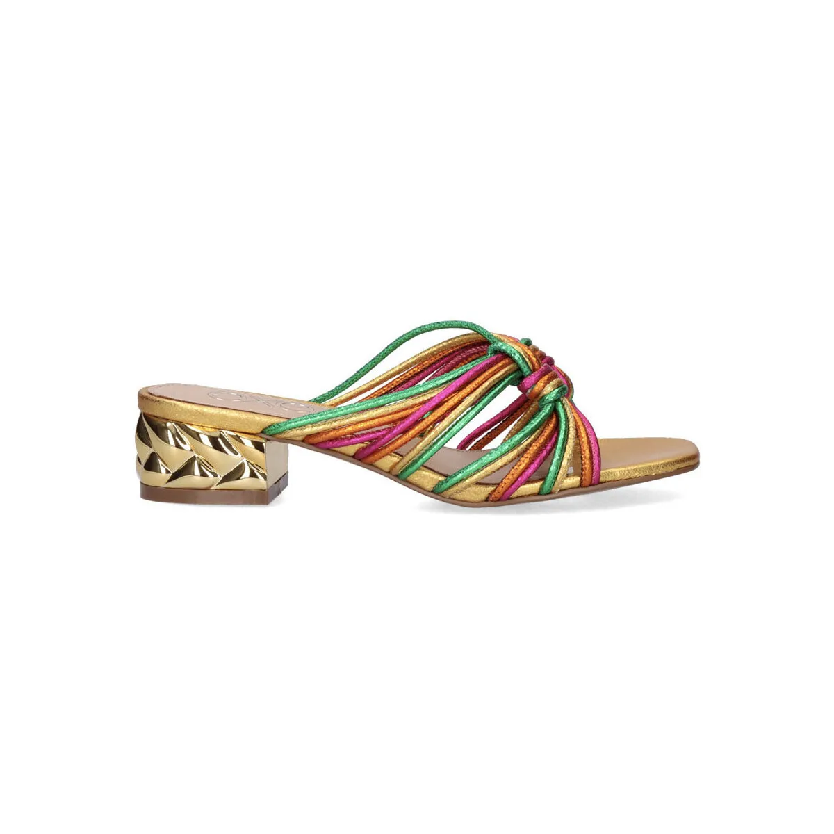 SANDALIA TACÓN KATY227 METALLIC GOLD BRONZE