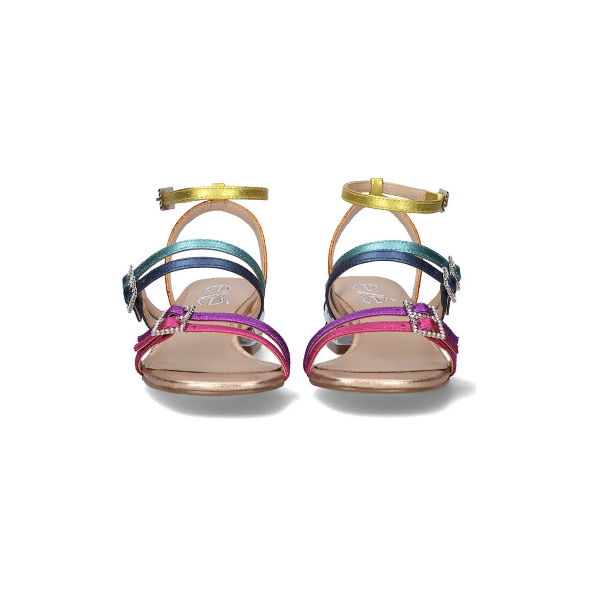 SANDALIA TACÓN KATY237 METALLIC MULTICOLOR