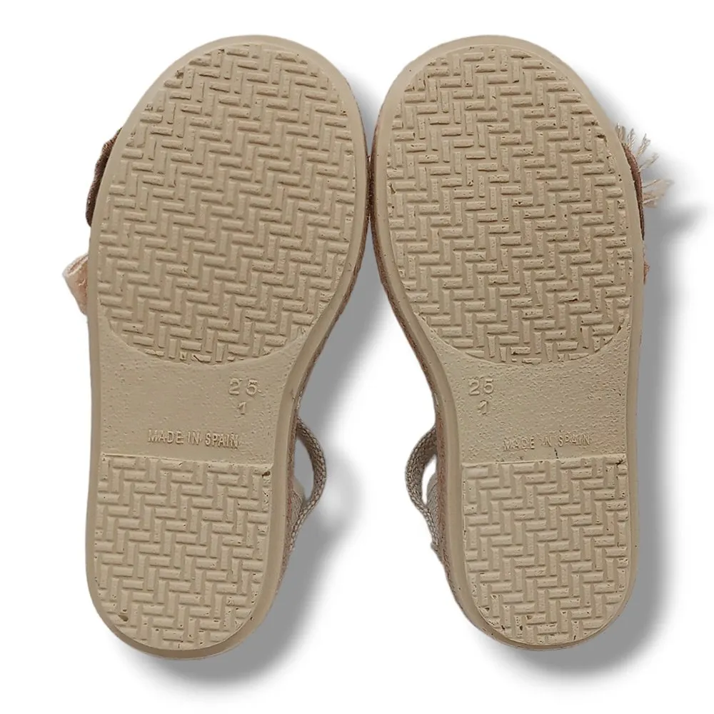 SANDALIA VULPEQUES CERRADA 1001LC/3 LINO CRUDO CORDONETS