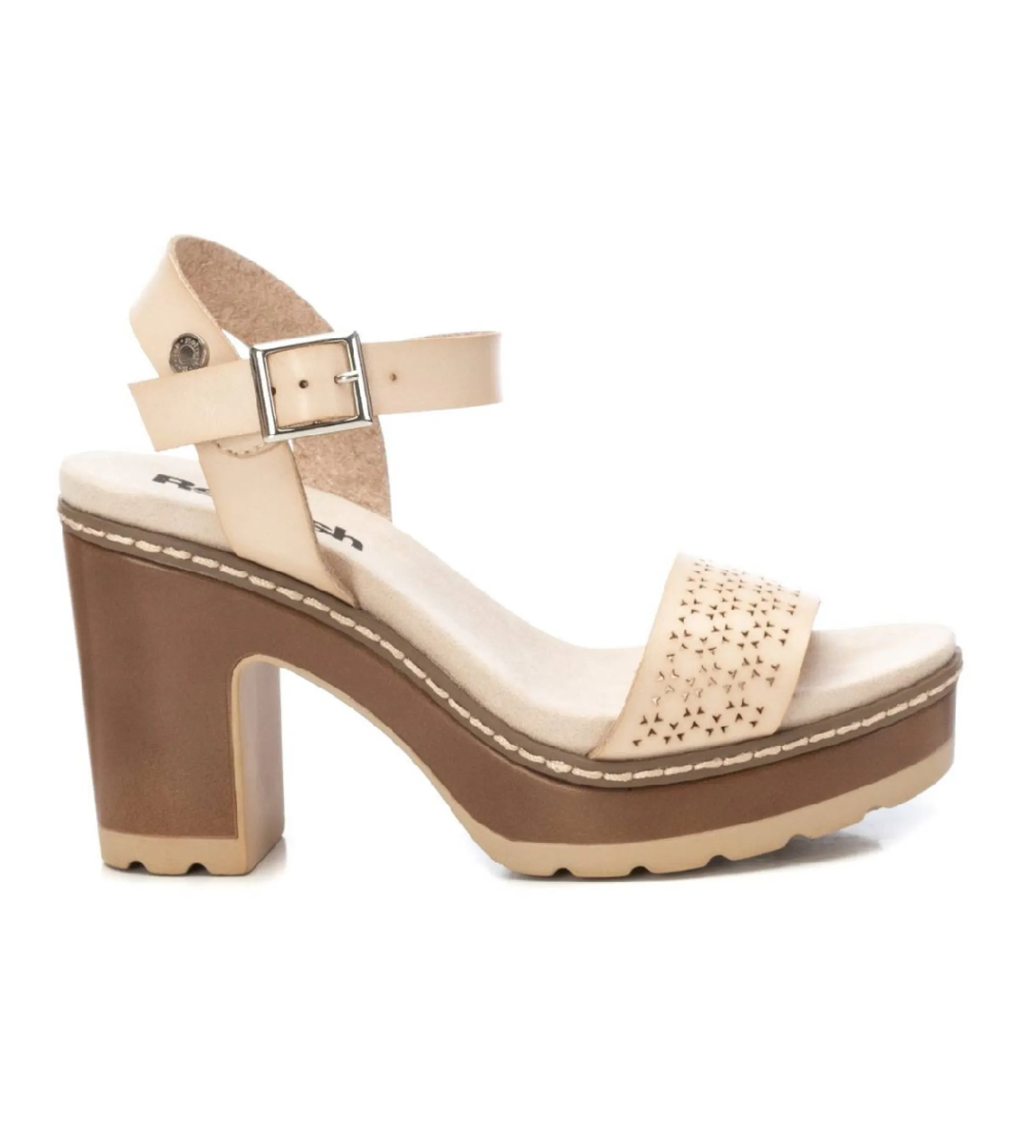 SANDALIAS 171782 BLANCO ROTOALTURA TACóN 8CM