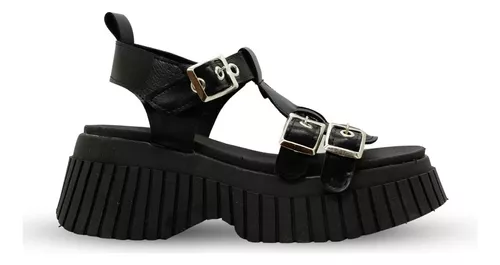 SANDALIAS DE MUJER PLATAFORMA HEBILLA CóMODA LIVIANA ART820