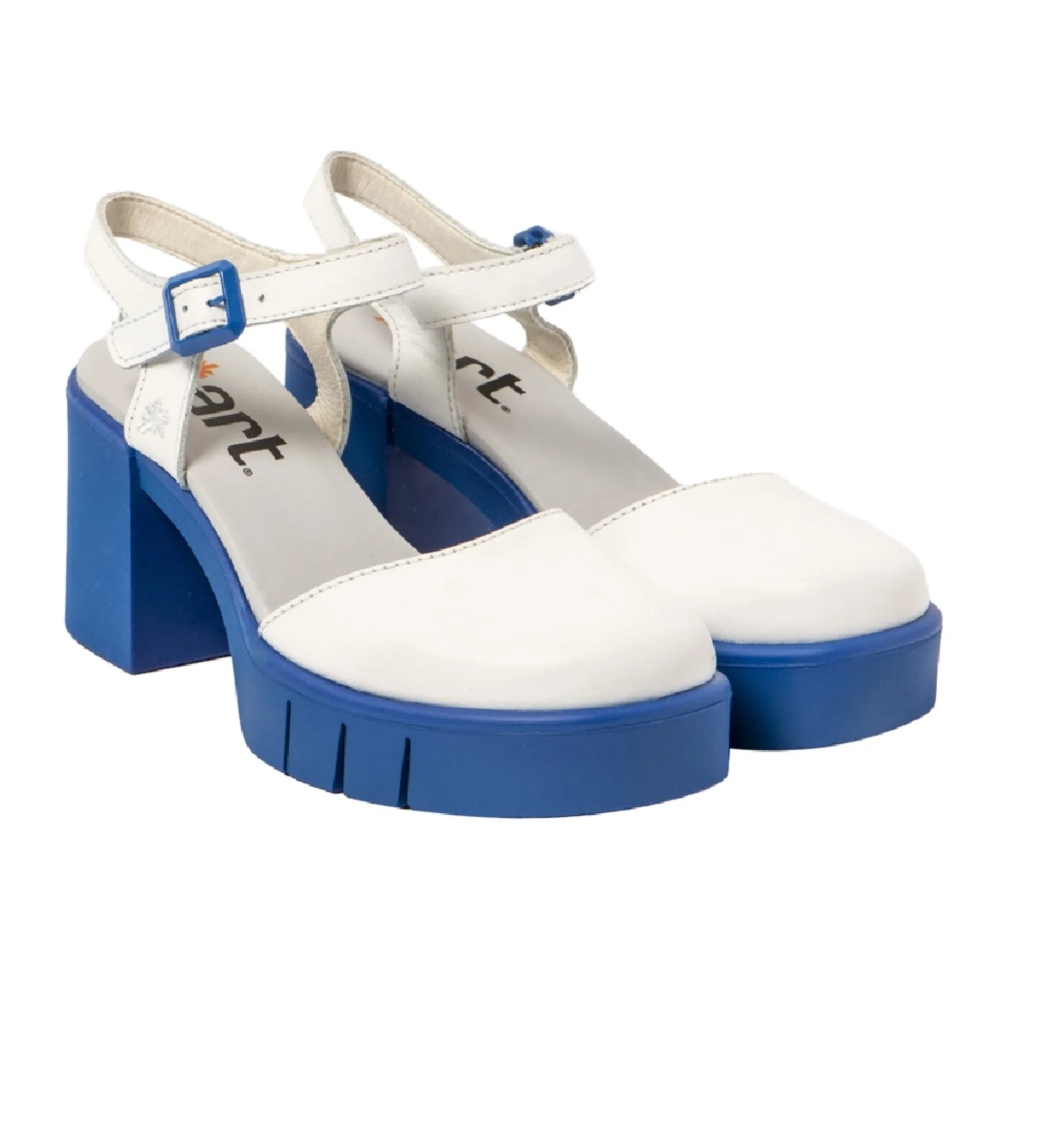 SANDALIAS DE PIEL 1991 BLANCO ALTURA TACóN 8.5CM