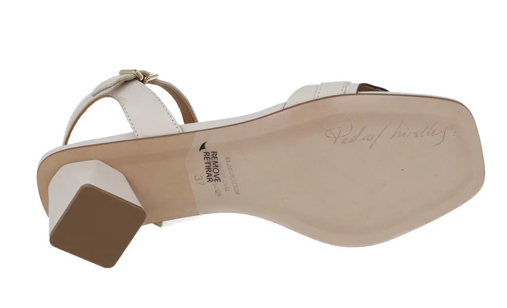 Sandalias de piel Cobán con tacones de 7 cms