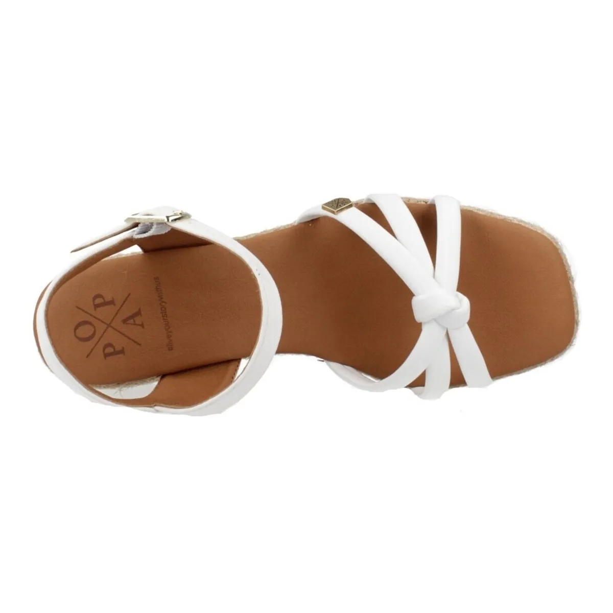 SANDALIAS DE TACÓN  TYROL MANCHESTER BLANCO